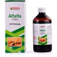 Alfalfa Tonic With Ginseng Syrup (450ml) || Organic Homoeo