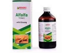 Alfalfa Tonic With Ginseng Syrup (450ml) || Organic Homoeo