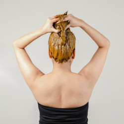 Nat Habit - Fresh Ready To Apply Henna Paste, Pre-Soaked in Black Tea and Herbs,100% Natural Rajasthani Henna, Imparts Rich Brown Shade (Pack of 2 x 220g)