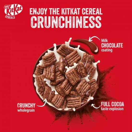 Nestle Kitkat Crispy Cereal Squares With Delicious Taste Of Chocolate and Wafer Newest Addition 330g (USA)