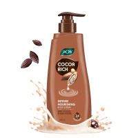 Joy Cocoa Rich Intense Nourishing Summer Body Lotion (600ml) | 24 Hour Nourishment | With Shea Butter & Cocoa Butter | Suitable for Normal to Dry Skin | Non Sticky & Non Greasy Lightweight
