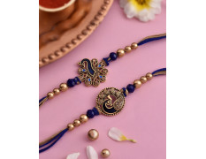 Rakhi Gift Hamper For Brother Rakhi For Brother Set Of 2 Chocolate Cookie Chips And Snacks Rakhi Hamper Rakhi Combo Cheese Sticks Blueberry Honey Cookie Blue Tokai Rakhi Set Of 2