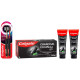 Colgate Visible White O2 Manual Toothbrush for adults- 2 Pcs & Colgate Charcoal Clean 240g (120g x 2, Pack of 2) Black Gel Toothpaste