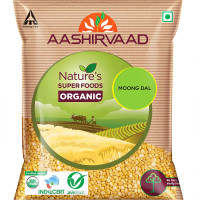 Aashirvaad Organic Moong Dal Split, 1 Kg & Aashirvaad Nature’s Superfoods Gluten Free Flour, 1kg Pack, Super Nutritious Flour