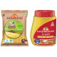 Aashirvaad Svasti Ghee PET, 1 L & Aashirvaad Organic Moong Dal Split, 1 Kg