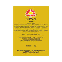 Sunrise Pure Biryani Masala Spice Powder - 200g (25g pack of 8)
