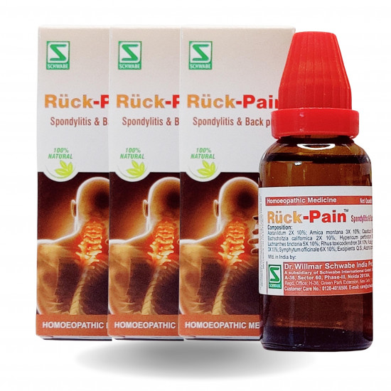 dr willmar schwabe india ruck pain || Pack of 3 (30mlx3)
