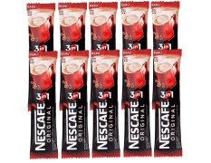 Nescafe 3In1 Original 10 Sachets 17.5G Each Instant Coffee (Imported), Powder, Bag