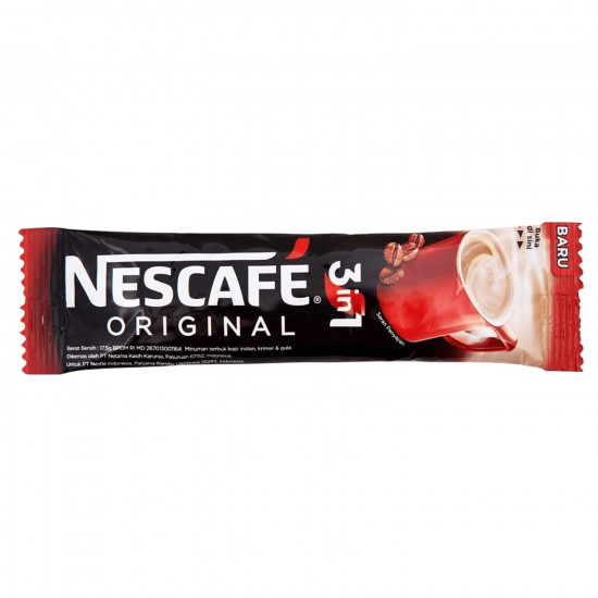 Nescafe 3In1 Original 10 Sachets 17.5G Each Instant Coffee (Imported), Powder, Bag