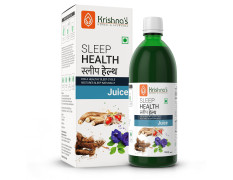KRISHNA'S HERBAL & AYURVEDA Sleep Health Juice 1000 ml | For healthy sleep cycle | Restores sleep Naturally | Manage anxiety & stress