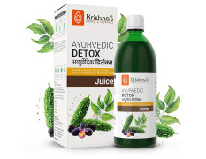 KRISHNA'S HERBAL & AYURVEDA Ayurvedic Detox Juice 1000 ml | Ayurvedic Detoxification | Perfect combination of giloy, karela, jamun & neem