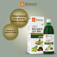 KRISHNA'S HERBAL & AYURVEDA Uric Balance Juice 1000 Ml | Balancing Uric Acid Naturally | Power Of Kutki, Adusa, Arand Mool & 6 More Herbs KRISHNA'S HERBAL & AYURVEDA Uric Balance Juice 1000 Ml | Balancing Uric Acid Naturally | Power Of Kutki, Adusa, Arand Mool & 6 More Herbs