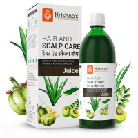 KRISHNA'S HERBAL & AYURVEDA Hair & Scalp Care Juice 1000 Ml,Hair Care Juice For Hair Growth & Hair Fall Control,Blend Of 7+ Ayurvedic Herbs,No Artificial Colors,Flavours & Sugars,Use 60 Days