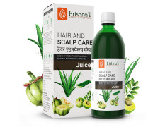 KRISHNA'S HERBAL & AYURVEDA Hair & Scalp Care Juice 1000 Ml,Hair Care Juice For Hair Growth & Hair Fall Control,Blend Of 7+ Ayurvedic Herbs,No Artificial Colors,Flavours & Sugars,Use 60 Days