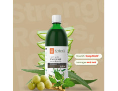 KRISHNA'S HERBAL & AYURVEDA Hair & Scalp Care Juice 1000 Ml,Hair Care Juice For Hair Growth & Hair Fall Control,Blend Of 7+ Ayurvedic Herbs,No Artificial Colors,Flavours & Sugars,Use 60 Days