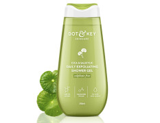 Dot & Key Cica & 1% Salicylic Daily Exfoliating Shower Gel | Niacinamide Infused | Body Wash for Oil & Acne Control | Reduces Body Acne & Smoothes Irritation | Clean, Acne Free Skin | 250ml