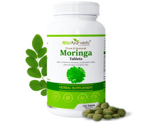 Attar Ayurveda Moringa Tablets 120 Tablets, 500 mg each | Drumstick Leaf Tablets | Pure and Natural, Highly Nutritious