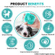 Foodie Puppies Dog Bath Brush Body Scrubber Shampoo Dispenser Tick Remover - (Silicone Dispenser Brush) for Shower Bathing and Shedding Soft Silicone Brushes for Pet Puppy Dogs Cat Rabbit Horse