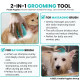 Foodie Puppies Dog Bath Brush Body Scrubber Shampoo Dispenser Tick Remover - (Silicone Dispenser Brush) for Shower Bathing and Shedding Soft Silicone Brushes for Pet Puppy Dogs Cat Rabbit Horse