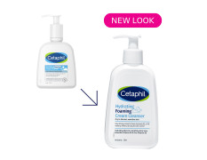 Cetaphil Hydrating foaming Face Wash, Cream to Foam Cleanser 236ml | Niacinamide, Pro-Vitamin B5 & and Aloe for Gentle Cleansing