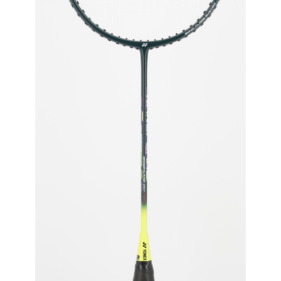 YONEX NANOFLARE 001 Green Badminton Racquet|5U 4G|Green|Smash Speed|Medium Stiff|AERO Frame|Explosive Sonic Flare System|Head Light| Developed by Japan