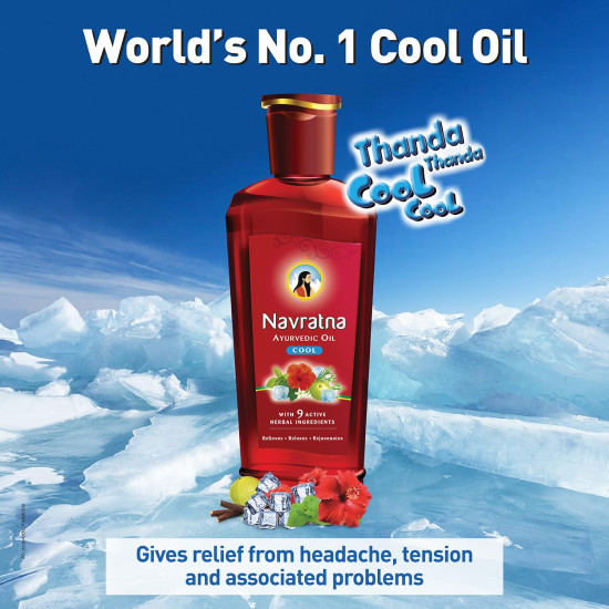 Navratna Ayuvedic Oil Cool 90ml