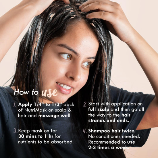 Nat Habit Fresh Ready-To-Apply Henna Paste & Five Oil Hibiscus Hair NutriMask - The Ideal Combo For Deep Conditioning Hair With Rich Dark Brown Color (Combo Pack of 4) Nat Habit Fresh Ready-To-Apply Henna Paste & Five Oil Hibiscus Hair NutriMask - The Ideal Combo For Deep Conditioning Hair With Rich Dark Brown Color (Combo Pack of 4)