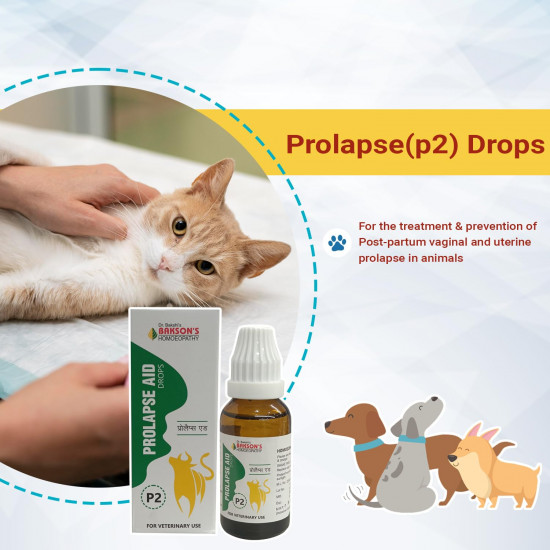 Bakson Veterinary | Prolapse Aid (P2) Drops | 30 ml