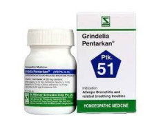 Dr. Willmar Schwabe India Grindelia Pentarkan Tab (Ptk51) 20 gms (Pack of 3)