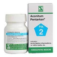 Dr. Willmar Schwabe India Aconitum Pentarkan Tab (Ptk02) 20 gms (Pack of 2)