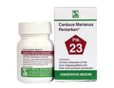 Dr. Willmar Schwabe India Carduus Marianus Pentarkan Tab (Ptk23) 20 gms (Pack of 2)