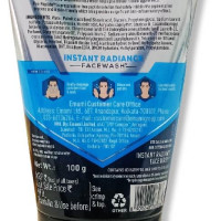 Emami Fair and Handsome Instant Radiance Face Wash 100g By JV