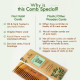 Nat Habit Kacchi Neem Wooden Shampoo Comb, Soaked In 13 Herbs, Neem & Sesame Oil - For Post Shampoo Detangling Suited For Long & Thick Hair (Wide Tooth- Small Size) Pack of 1
