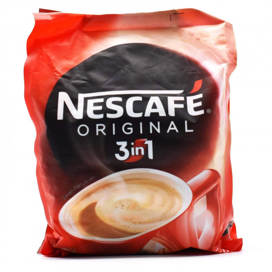 3 In 1 Original Soluble Ground Coffee Beverage,30 Sachets Bag 525g (Imported)
