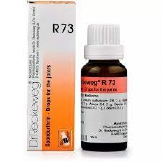 Dr Reckeweg R73 Homeopathic Medicine Joint_Pain - 22ml - SET Of 1 Bottle
