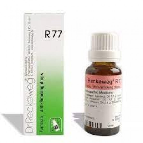 Dr Reckeweg R77 Anti_Smoking Homeopathy Drops - 1 MONTH PACK