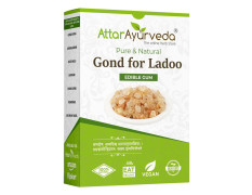 Attar Ayurveda Edible Gond for Laddu 250 grams | Babul Gond for Ladoo | Edible gum | 100% Natural, No Preservatives (250 grams)