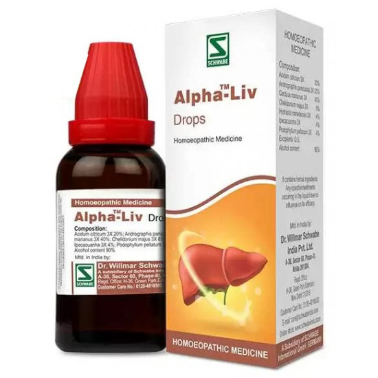 Dr.Willmar Schwabe India Alpha - Liv Drop - 30 ml Pack Of 2