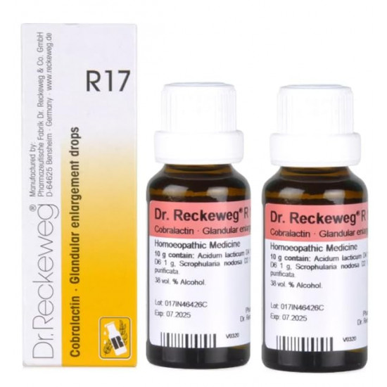 Dr. Reckeweg R17 Glandular Enlargement Drop -22 ml (Pack of 2)