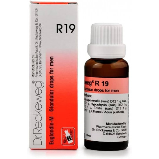 Dr. Reckeweg R19 Glandular Drops for Men -22 ml (Pack of 1)