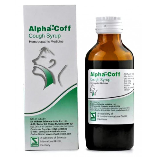 Dr Willmar Schwabe India Alpha-Coff Cough Syrup 110 ML Pack Of 3