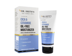 Dr. Sheth's Cica & Ceramide Oil-Free Moisturizer | Barrier Repairing & Hydrating | Lightweight Moisturiser |For Men & Women | 50g