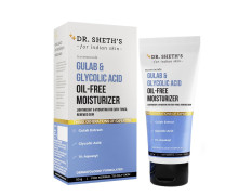 Dr. Sheth's Gulab & Glycolic Acid Oil-Free Moisturizer | Light, Hydrating Formula For Even-Toned & Renewed Skin | For Men & Women | 50g