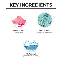 Dr. Sheth's Gulab & Glycolic Acid Oil-Free Moisturizer | Light, Hydrating Formula For Even-Toned & Renewed Skin | For Men & Women | 50g