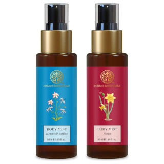 Forest Essentials Travel Size Body Mist Jasmine Saffron| 50 ml