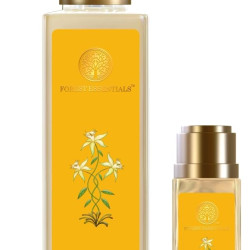 Forest essentials Silkening Shower Wash Mashobra Honey & Vanilla,200 ml & Travel Size Silkening Shower Wash Mashobra Honey & Vanilla| 50 ml Combo