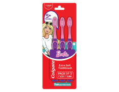 Colgate Kids Barbie Toothbrush & Anticavity Toothpaste Combo - Extra Soft & Strawberry Flavour