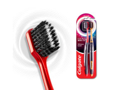 Colgate Visible White O2 Manual Toothbrush & Teeth Whitening Toothpaste Combo - Revolutionary Whitening