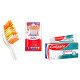 Colgate Sensitive Plus Toothpaste, With Pro Argin Formula for Sensitivity Relief, 70gm (Buy 1 Get 1 Free) & Colgate ZigZag Manual Toothbrush, Pack of 6 Medium Multicolour Soft Tooth brush COMBO