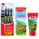 Colgate Kids Batman Manual Toothbrush (Pack of 3,Multicolor) & Colgate Kids Anticavity Toothpaste for 2-5 Years - 80gm (Strawberry flavour) COMBO